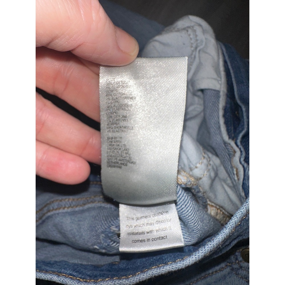Z1 Pilcro Baggy Slim Boyfriend High-Rise Relaxed Jeans Distressed Light Wash 29 - Picture 10 of 12
